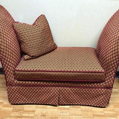 Boudoir/Foyer Bench - custom upholstery