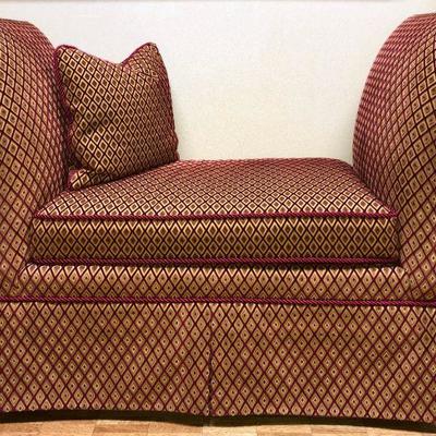 Boudoir/Foyer Bench - custom upholstery
