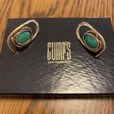 Gump's 14kt earrings 