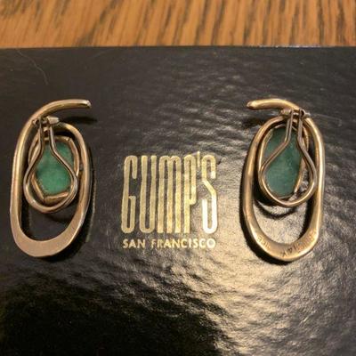 Gump's 14kt earrings 