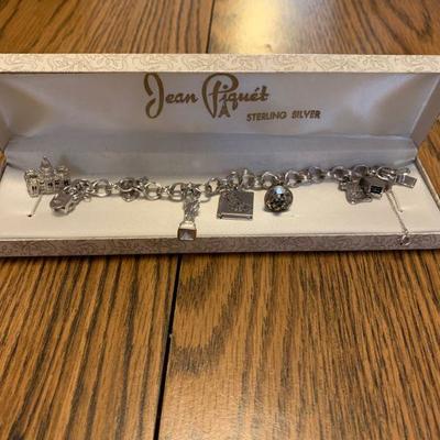 Sterling Jean Piquet charm bracelet 