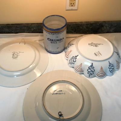 Lot# 212  Tiffany and Co Collector Plates Portugal Lot 