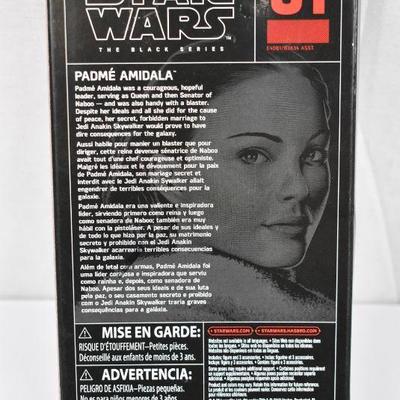 Star Wars The Black Series 6-inch Padme Amidala Figure - $15 Retail, New