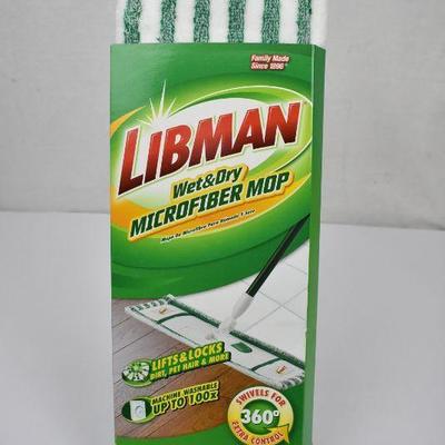 Libman Wet & Dry Microfiber Mop - New