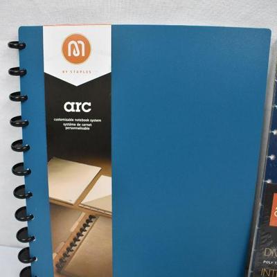 Arc & Martha Steweart Notebooks and Dividers Set - New