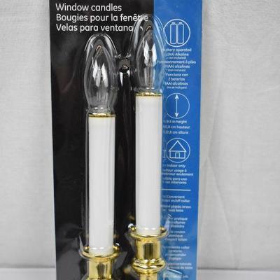 Window Candles by GE, Qty 2 - New
