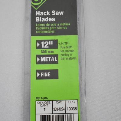 Hack Saw Blades by Greenlee, 12