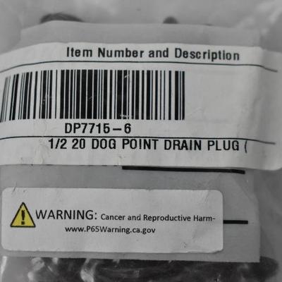 Assorted Bolts: Dog Point Drain Plugs, Regular Point, etc - New