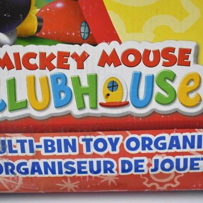 Disney Mickey Mouse Multi-Bin Toy Organizer by Delta Children, $30 Retail - New