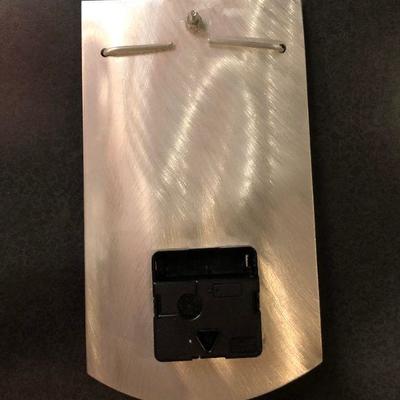Brushed Aluminum Clock
