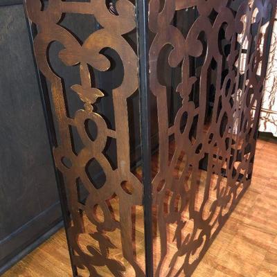 Foyer Table Metal w/glass top