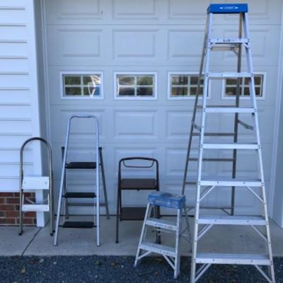 Lot # 216 Ladders and Step Ladders Lot 