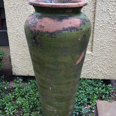 Tall Terra Cotta Urn