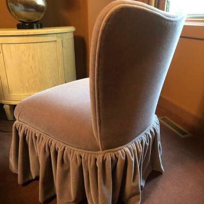 Mohair Slipper Chair