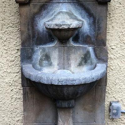 Cast Cement Garden Fountain