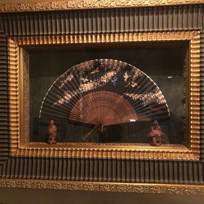 Beautifully custom Asian Shadow Box