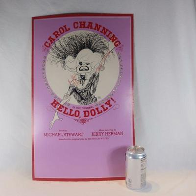 Carol Channing Autographed Poster