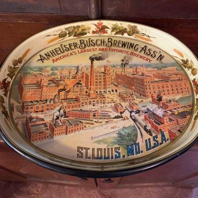 Anheuser Busch beer tray