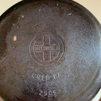 Griswold 2505 cast iron 