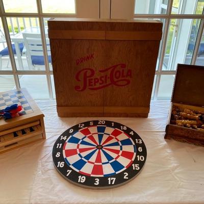 Lot #265 Darts , Checkers and Chess Lot 