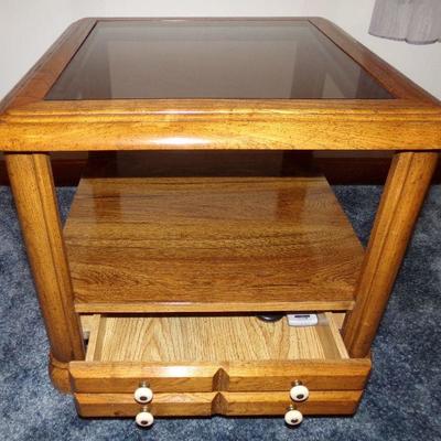 LOT 12  MATCHING END TABLES