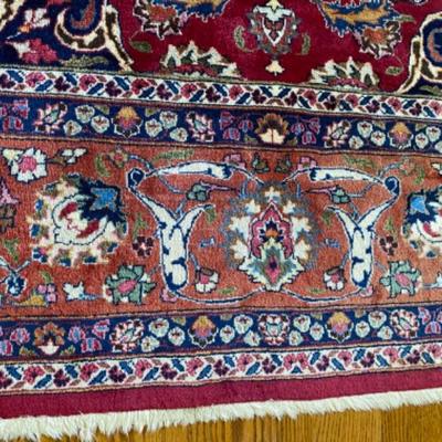 Lot #5 Large Mashad Persian Rug 11â€™x 13â€™