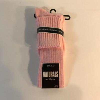 Pink socks, new in package