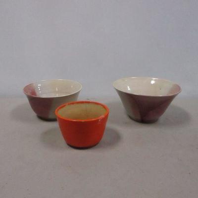 Lot 132 - Decorative Handmade Ceramic Bowls