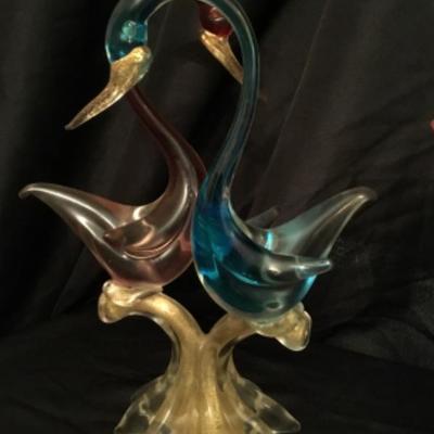 Assorted glass bird figurines lot 1669