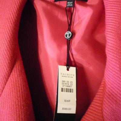 NWT TALBOTS WOMEN PETITE JACKET 16WP