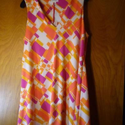 NWT Julie Brown Sleeveless Shift Dress  Size L