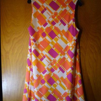 NWT Julie Brown Sleeveless Shift Dress  Size L