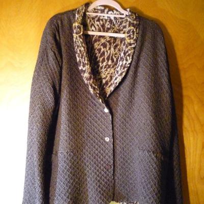 NWT Reversible Jacket - Designer Tania Nardi - Size 2X