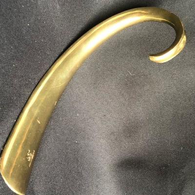 Amazing Virginia Metal Brass Shoe Horn.