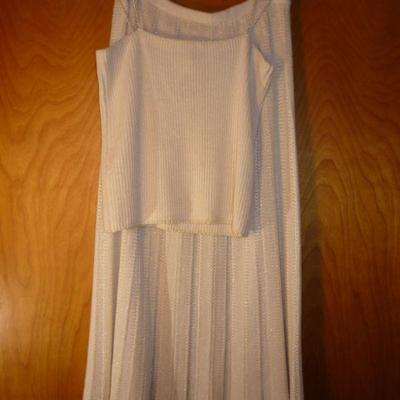 Vintage Mary Farrin Four piece Knit Jacket, Camisole and Skirt with Matching Belt - Size M