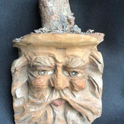 Carved Black Forest Bearded Old Man.