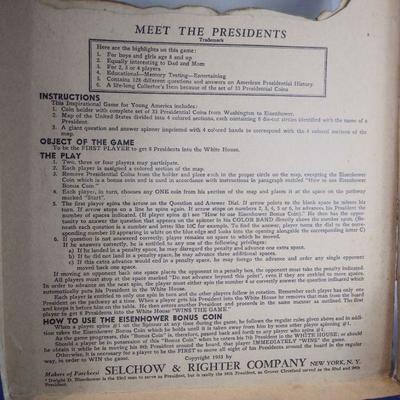 "Meet the Presidents" An Educational Board Game