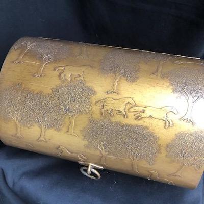 Decorative Equestrian Theme Wooden Box