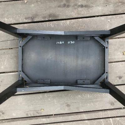 Black Wood Side Table
