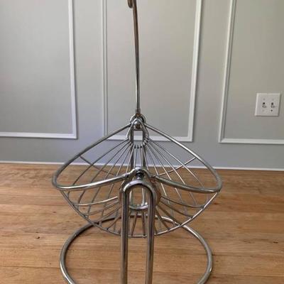 LOT 112 Chrome fruit basket