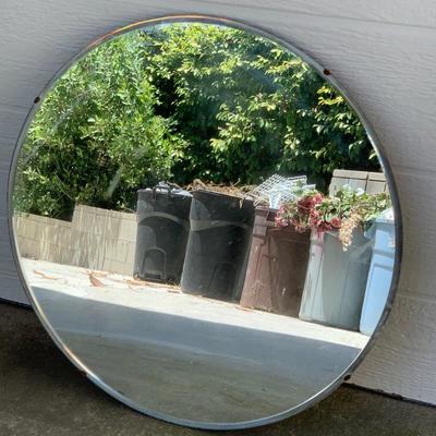 LOT 122 Vintage round mirror 