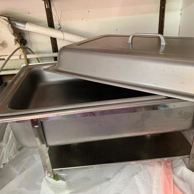 LOT 126 stainless steel warming tray