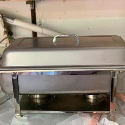 LOT 126 stainless steel warming tray