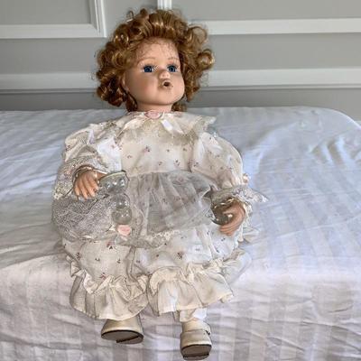 LOT 128 baby doll blowing bubbles