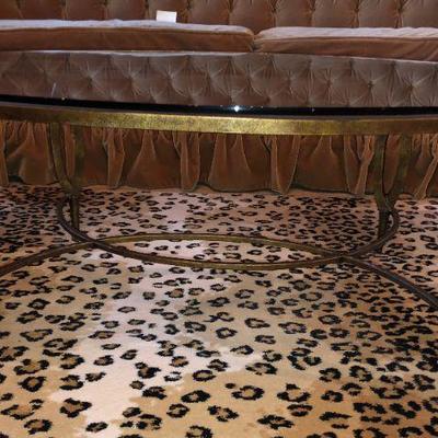 Metal & Glass Coffee Table