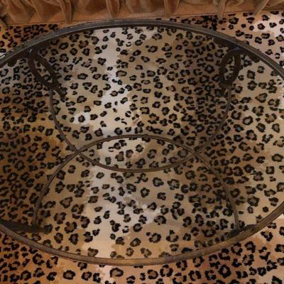 Metal & Glass Coffee Table
