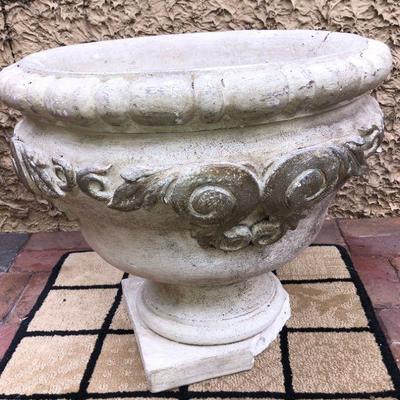 Heavy Plaster Urn