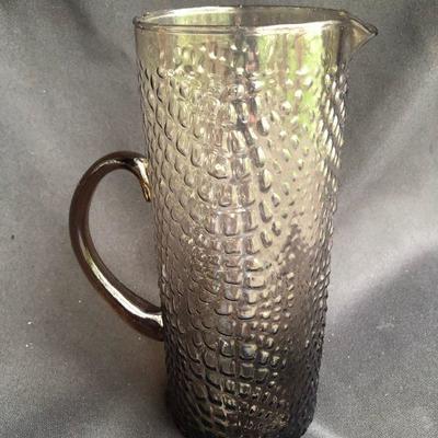 Smoked Glass Pitcher