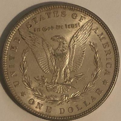 Lot #1 1898 $1 Morgan Silver Dollar 90% US Coin