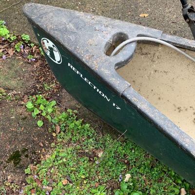 Fiberglass Mad River Canoe 